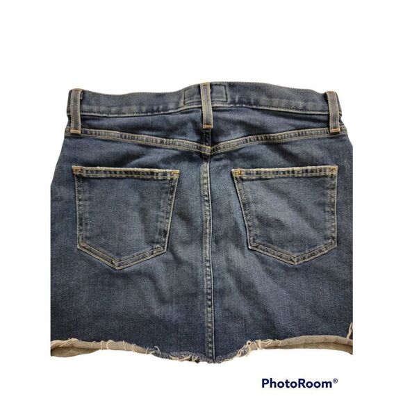 Current/Elliott Denim Mini Skirt Sz 28 - Picture 3 of 4